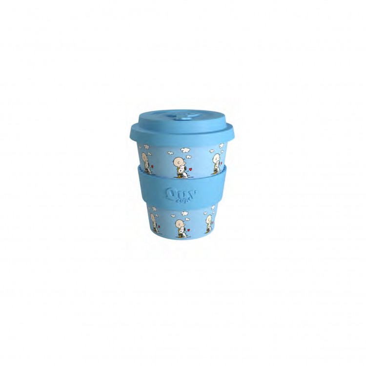 TAZZA - MUG - CON COPERCHIO - 230 ML - SNOOPY - FRIENDS - QUY CUP