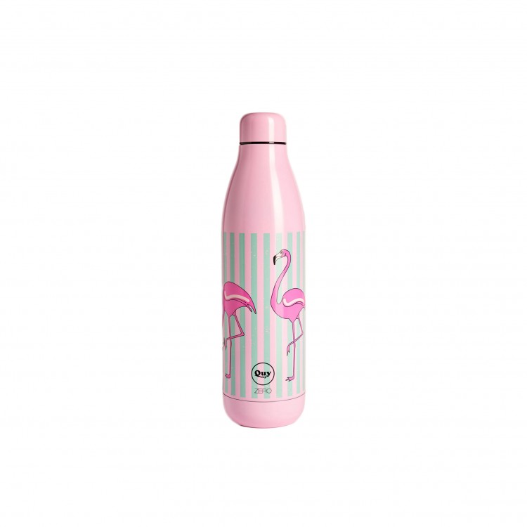 BOTTIGLIA TERMICA - 750 ML - FLAMINGO - QUY CUP BOTTIGLIA TERMICA - 750 ML - FLAMINGO - QUY CUP