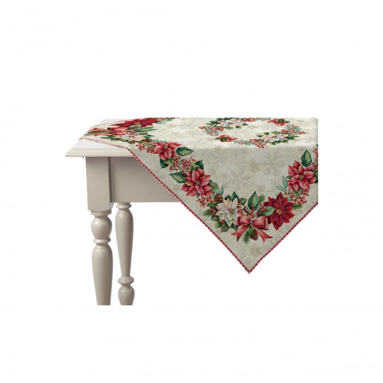 CENTROTAVOLA NATALIZIO - 100 X 100 CM - GOBELIN - FIOCCO CENTROTAVOLA NATALIZIO - 100 X 100 CM - GOBELIN - FIOCCO