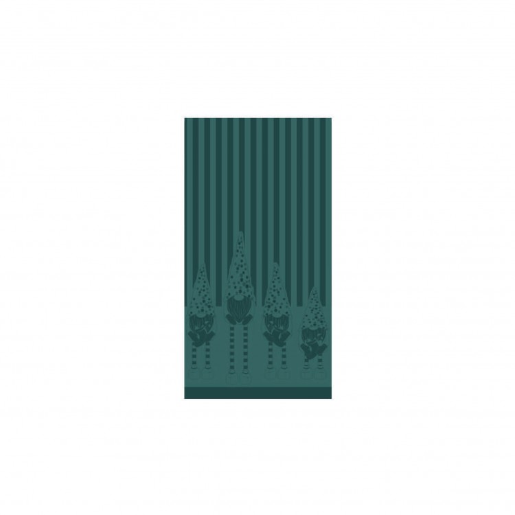 ASCIUGAMANO - SET 2 PEZZI - JACQUARD - VERDE - GNOMI