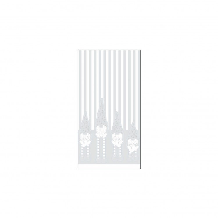 ASCIUGAMANO - SET 2 PEZZI - JACQUARD - BIANCO - GNOMI