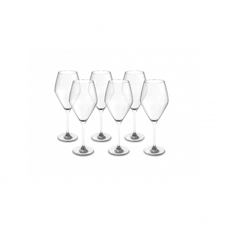 CALICE VINO - ROSSO - SET 6 PEZZI