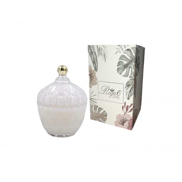 CANDELA - IN VETRO - IMPERIAL - BIANCO