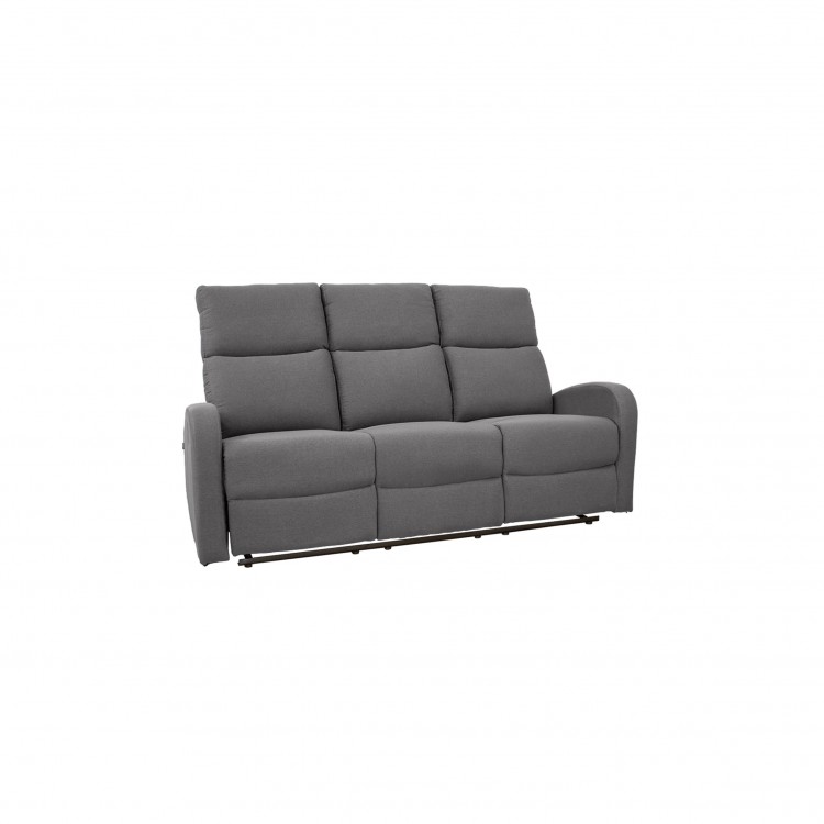 DIVANO RELAX - 3 POSTI - MANUALE - IRIS - GRIGIO DIVANO RELAX - 3 POSTI - MANUALE - IRIS - GRIGIO