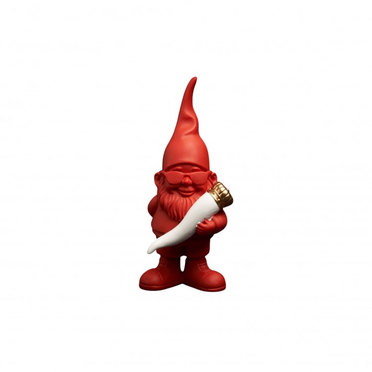 STATUETTA - NANI - LUCKY - 12 - RED - QUYCUP STATUETTA - NANI - LUCKY - 12 - RED - QUYCUP