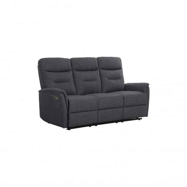 DIVANO RELAX - MOTORIZZATO - 3 POSTI - GRIGIO SCURO - ACHILLE PLUS