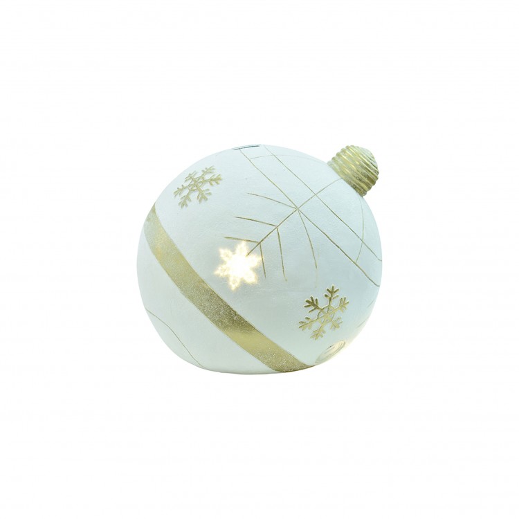 BASE - ALBERO DI NATALE - SFERA - BIANCO - NATALUNA BASE - ALBERO DI NATALE - SFERA - BIANCO - NATALUNA