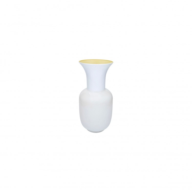 VASO - H 37 CM - ARGO - BIANCO-OCRA - BRANDANI