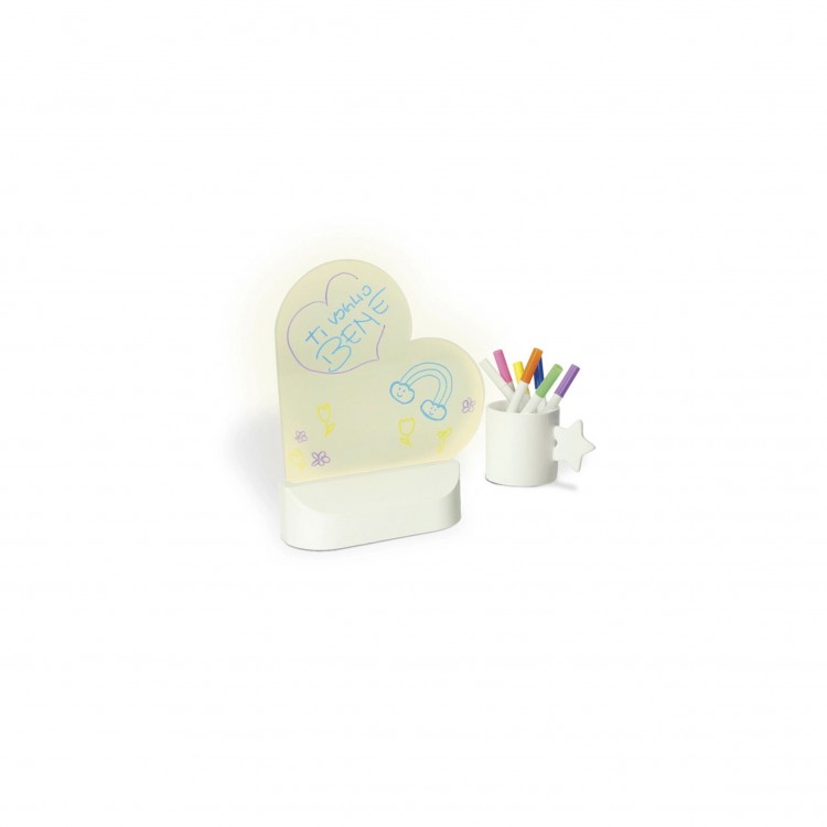 LAVAGNA LED - CUORE - MEMO - BRANDANI