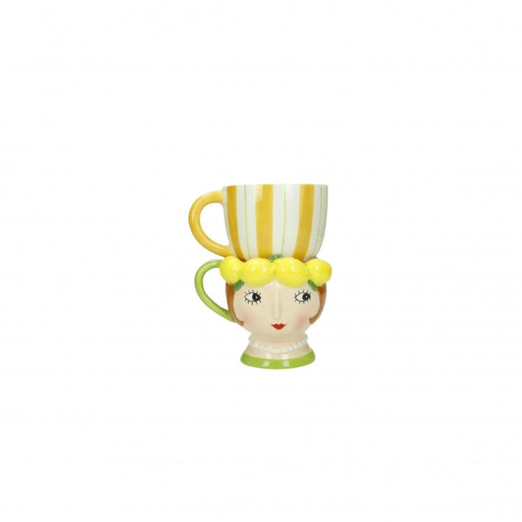 TAZZA - SET 2 PEZZI - LADY LIMONE - DOUBLE - BRANDANI