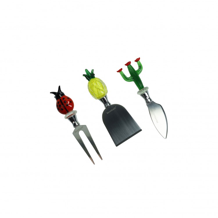 SET FORMAGGIO - SET 3 PEZZI - TROPICAL - BRANDANI