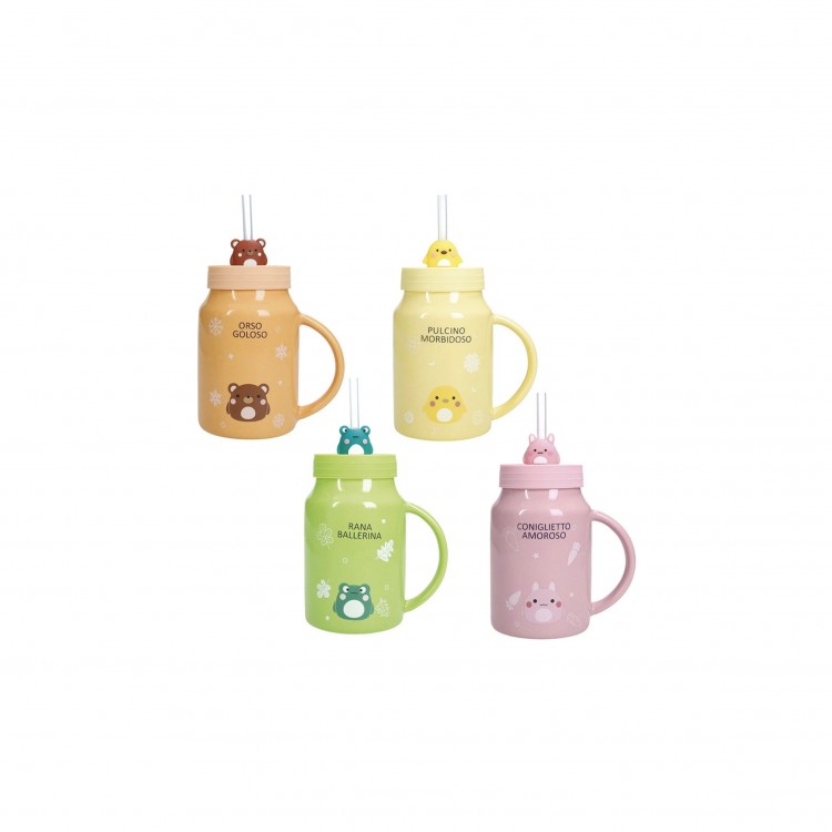 MUG CON TAPPO - AMICO MIO - BRANDANI