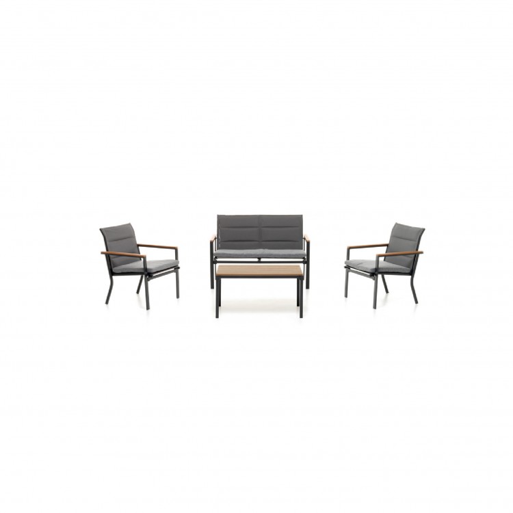 SET SALOTTO GIARDINO - SAL OREGON - ANTRACITE