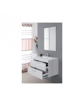 COMPOSIZIONE BAGNO - 2 CASSETTI - GRIGIO - LINEA STELLA - FERIDRAS
