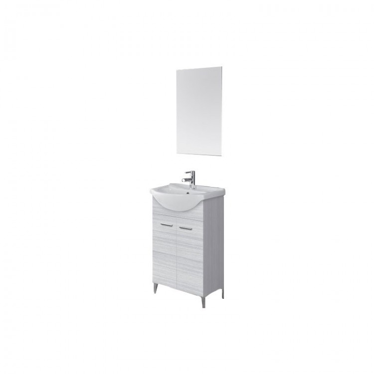 COMPOSIZIONE BAGNO - 2 ANTE - GRIGIO - LINEA STELLA - FERIDRAS