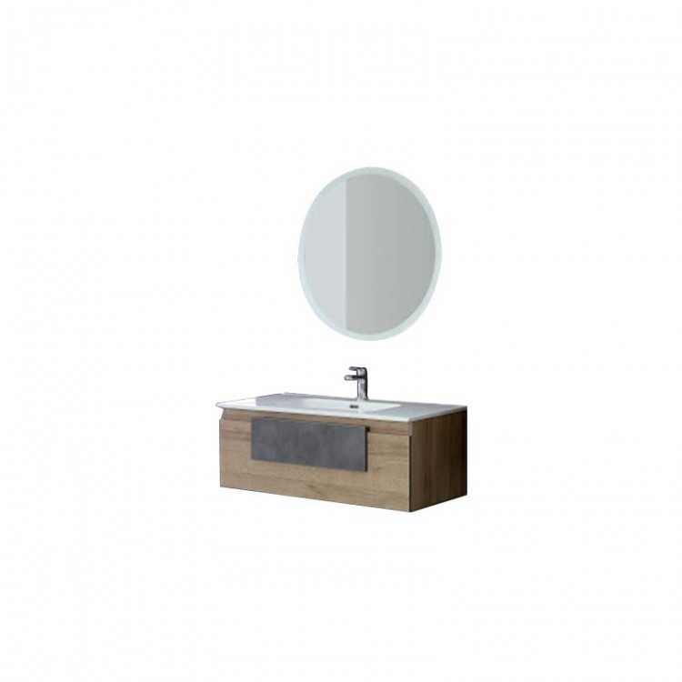 COMPOSIZIONE BAGNO - 1 CASSETTO - RIVIERA 100 - LINEA URBAN - FERIDRAS