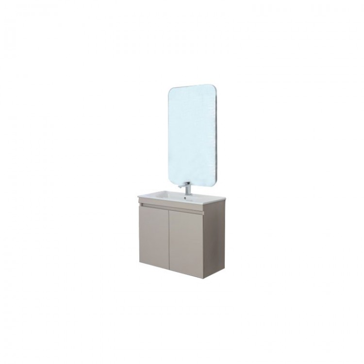 COMPOSIZIONE BAGNO - 2 ANTE - TORTORA - LINEA PASTELLO - FERIDRAS