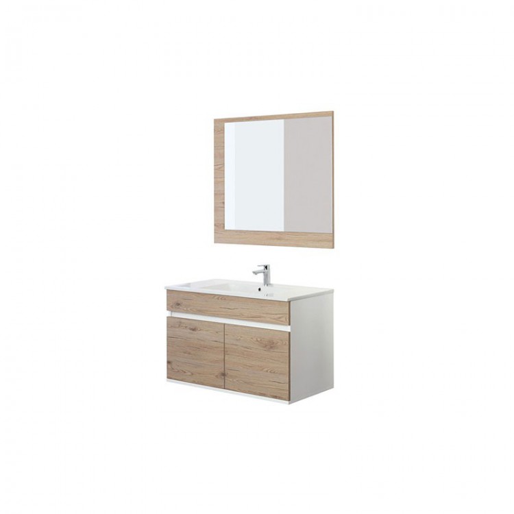 COMPOSIZIONE BAGNO - 2 ANTE - ROVERE - LINEA FABULA - FERIDRAS