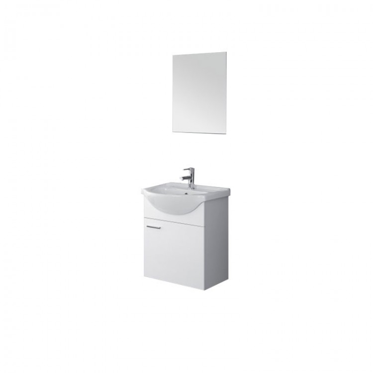 COMPOSIZIONE BAGNO - 1 ANTA - BIANCO - LINEA STELLA - FERIDRAS