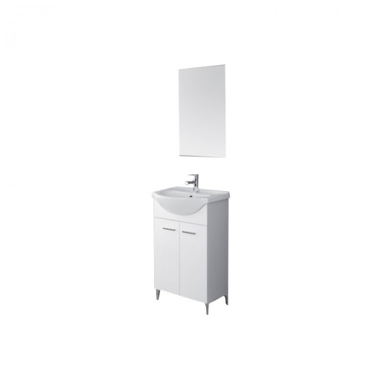 COMPOSIZIONE BAGNO - 2 ANTE - BIANCO - LINEA STELLA - FERIDRAS
