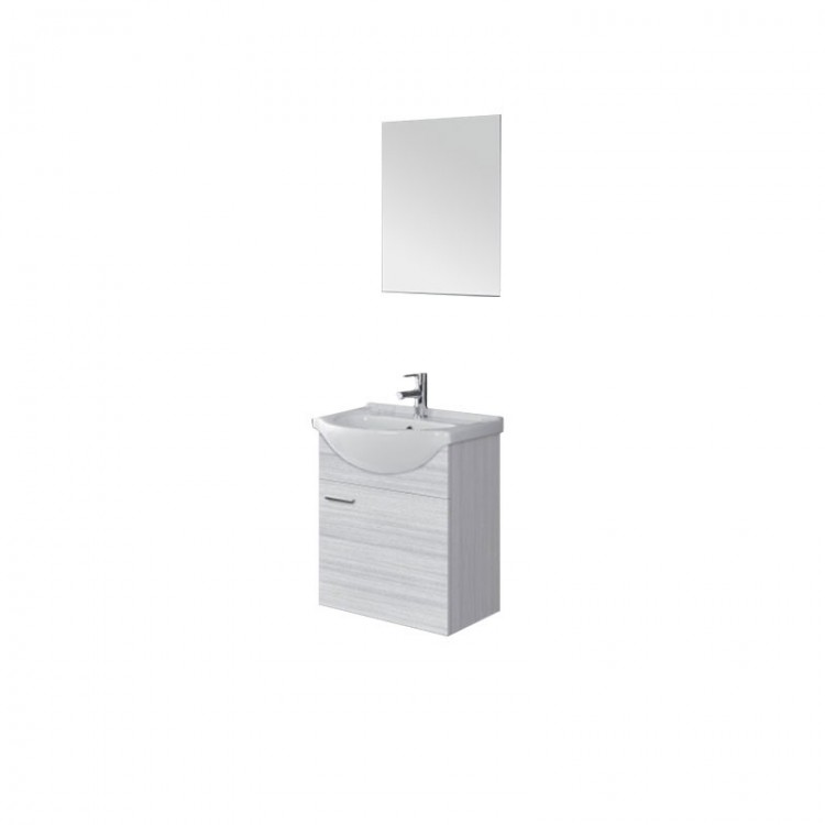COMPOSIZIONE BAGNO - 1 ANTA - GRIGIO - LINEA STELLA - FERIDRAS