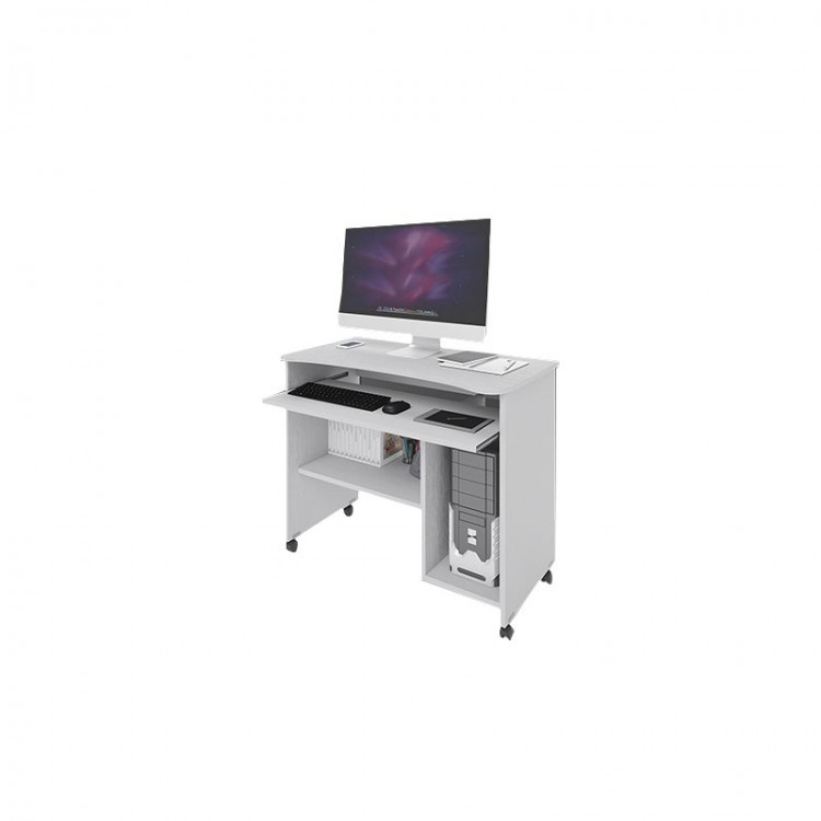 SCRIVANIA PORTA COMPUTER - CERCANDO - BIANCO