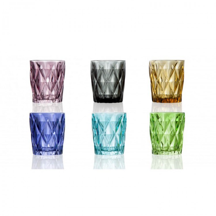 BICCHIERE - SET 6 PEZZI - DIAMANTE - BRANDANI
