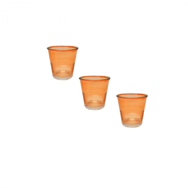 BICCHIERE CAFFÈ - SET 3 PEZZI - ARANCIONE - MACAO - CERVE BICCHIERE CAFFÈ - SET 3 PEZZI - ARANCIONE - MACAO - CERVE