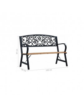 PANCHINA - VINTAGE - LEGNO GHISA