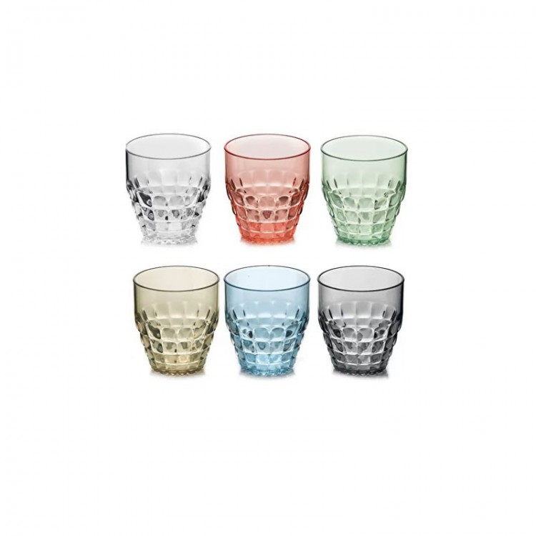BICCHIERE BASSO - SET 6 PEZZI - MULTICOLOR - TIFFANY - GUZZINI