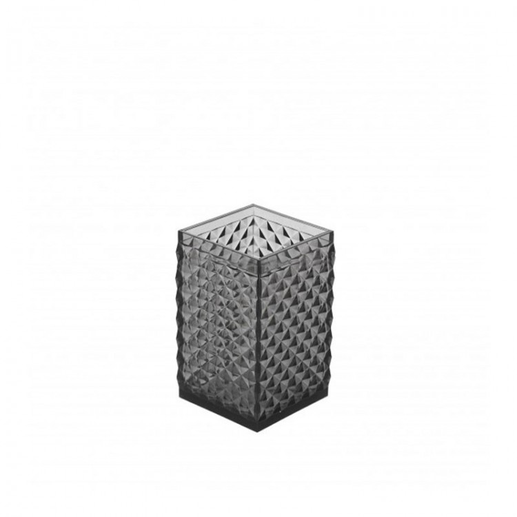 PORTA SPAZZOLINI - TRASPARENTE NERO - LINEA MILANO - FERIDRAS PORTA SPAZZOLINI - TRASPARENTE NERO - LINEA MILANO - FERIDRAS