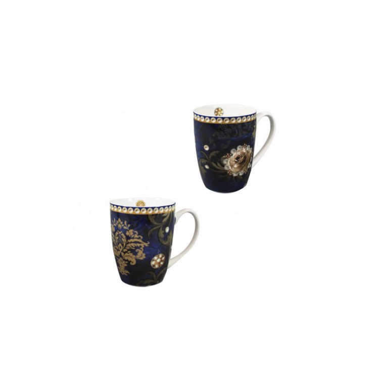 MUG - SET 2 PEZZI - DANUBIO BLU - BRANDANI MUG - SET 2 PEZZI - DANUBIO BLU - BRANDANI