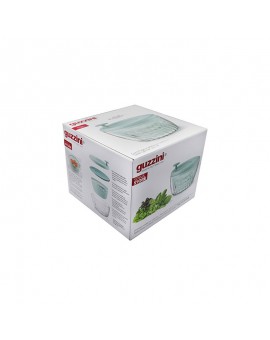 CENTRIFUGA INSALATA CON COPERCHIO - 26 CM - GIALLO - SPIN&STORE - GUZZINI