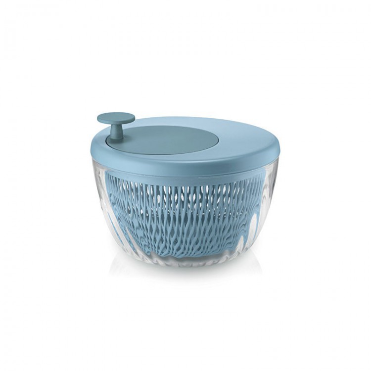 CENTRIFUGA INSALATA CON COPERCHIO - 26 CM - BLU - SPIN&STORE - GUZZINI