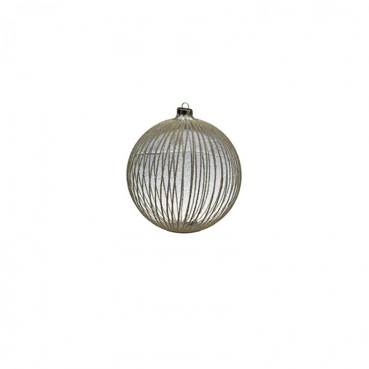 SFERA - RIGHE VERTICALI - VETRO - 8 CM - PREZIOSA LUXURY SFERA - RIGHE VERTICALI - VETRO - 8 CM - PREZIOSA LUXURY