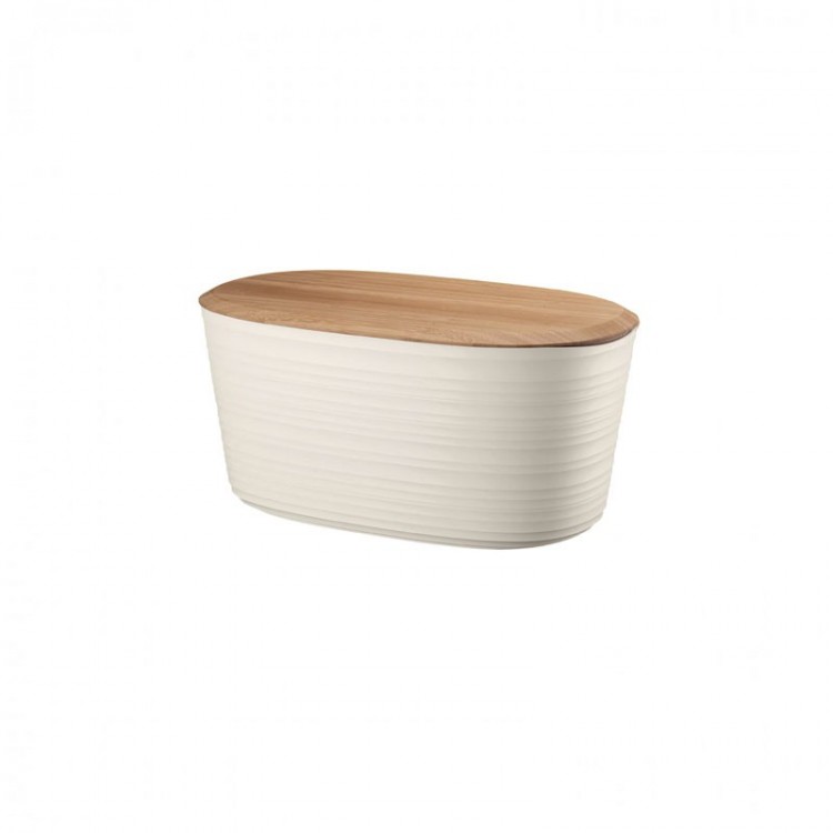 CASSETTA PANE CON COPERCHIO TAGLIERE - BIANCO LATTE - TIERRA - GUZZINI