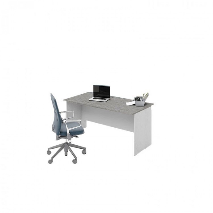 SCRIVANIA UFFICIO - 180 - BIANCO-CEMENTO SCRIVANIA UFFICIO - 180 - BIANCO-CEMENTO