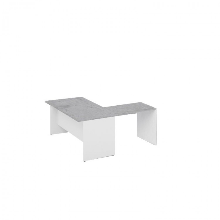 SCRIVANIA UFFICIO - 180 - PROLUNGA 80 X 60 - BIANCO-CEMENTO SCRIVANIA UFFICIO - 180 - PROLUNGA 80 X 60 - BIANCO-CEMENTO