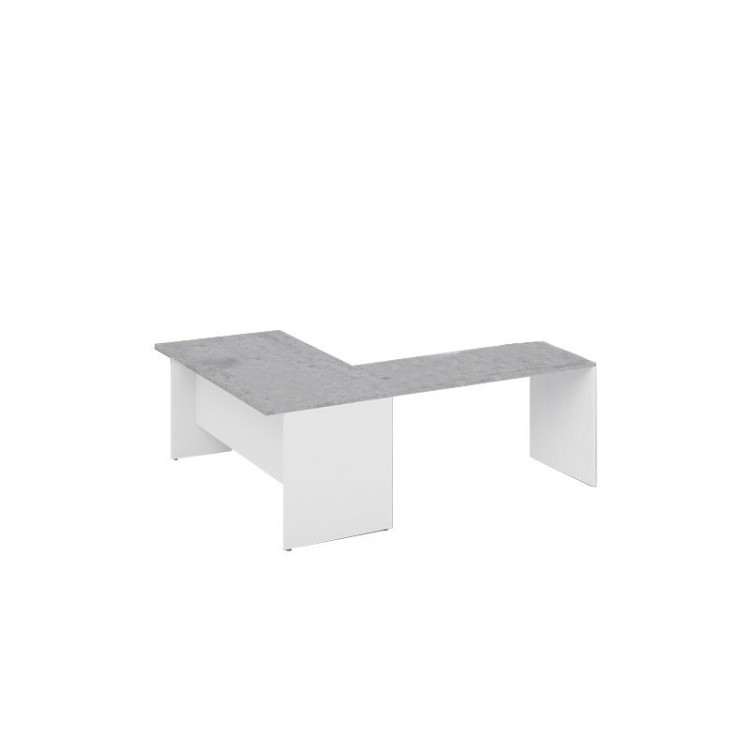 SCRIVANIA UFFICIO - 180 - PROLUNGA 120 X 60 - BIANCO-CEMENTO SCRIVANIA UFFICIO - 180 - PROLUNGA 120 X 60 - BIANCO-CEMENTO