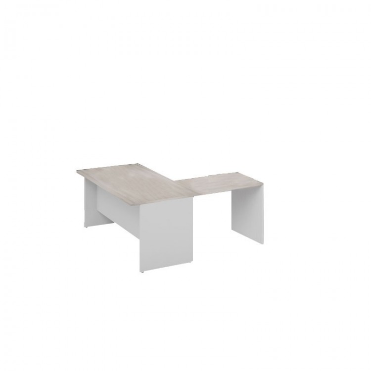 SCRIVANIA UFFICIO - 200 - PROLUNGA 80 X 60 - BIANCO-OLMO SCRIVANIA UFFICIO - 200 - PROLUNGA 80 X 60 - BIANCO-OLMO