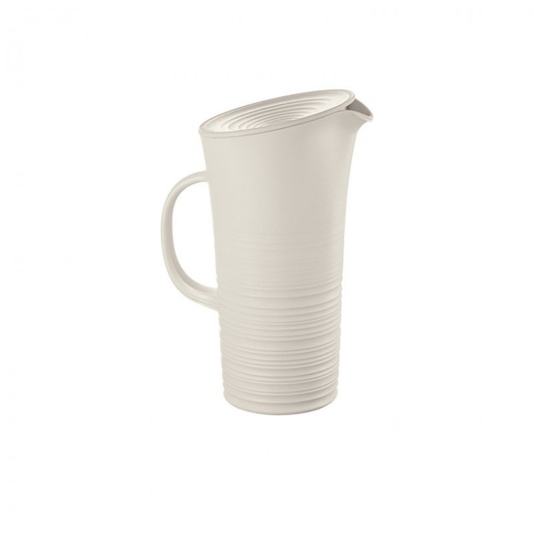 CARAFFA CON COPERCHIO - BIANCO LATTE - TIERRA - GUZZINI