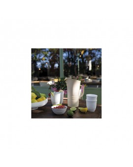 CARAFFA CON COPERCHIO - BIANCO LATTE - TIERRA - GUZZINI