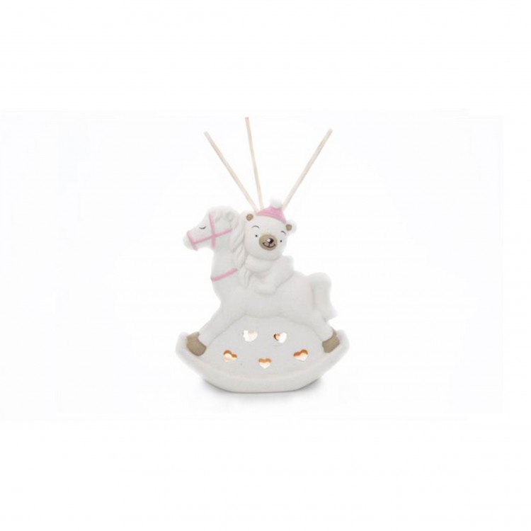 PROFUMATORE CON LUCE - CAVALLINO - ROSA PROFUMATORE CON LUCE - CAVALLINO - ROSA