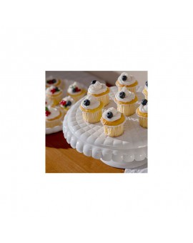 ALZATA CON CAMPANA - PICCOLA - BIANCO LATTE - TIFFANY - GUZZINI