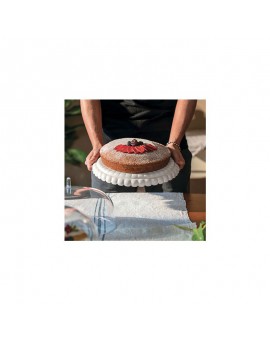 SET TORTIERA - PICCOLA - BIANCO LATTE - TIFFANY - GUZZINI