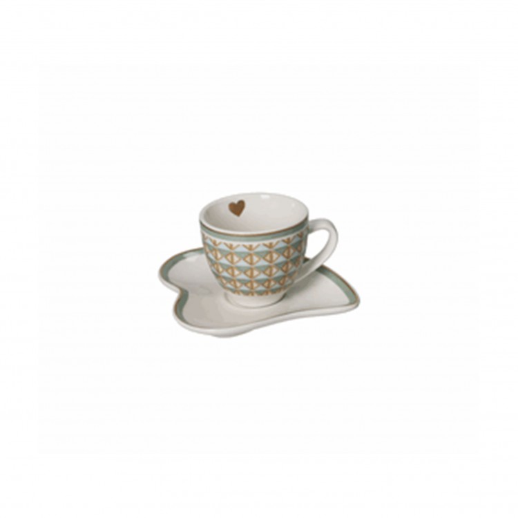 TAZZINA CAFFÈ - CUORE - PORCELLANA - DIAMANTINO - BRANDANI TAZZINA CAFFÈ - CUORE - PORCELLANA - DIAMANTINO - BRANDANI