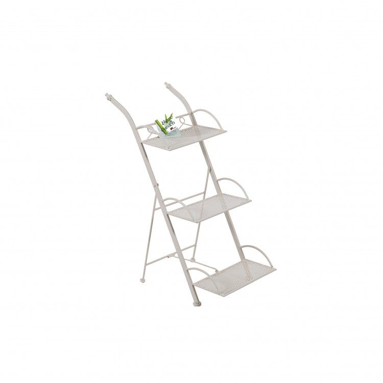 SCAFFALE - OPHELIA - SCALA - 3 RIPIANI - BIANCO SCAFFALE - OPHELIA - SCALA - 3 RIPIANI - BIANCO