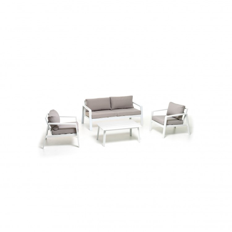 SET SALOTTO GIARDINO - PALM BEACH - BIANCO