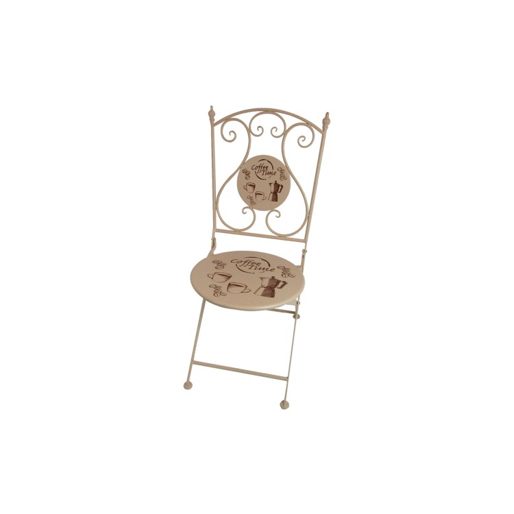 SEDIA PIEGHEVOLE - METAL - 93 CM - GOLD DESIGN COFFEE - C&G SEDIA PIEGHEVOLE - METAL - 93 CM - GOLD DESIGN COFFEE - C&G