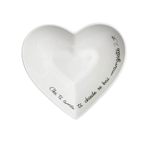 COPPETTA CUORE "GLI ONESTI" 13 CM RITUALI DOMESTICI